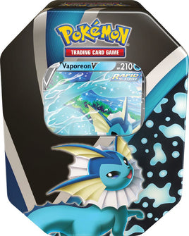 Eevee Evolutions Tin [Vaporeon V] - theprancingponygames