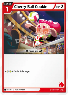 Cherry Ball Cookie