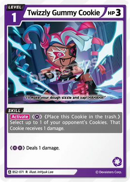 Twizzly Gummy Cookie