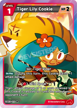 Tiger Lily Cookie