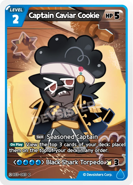 Captain Caviar Cookie