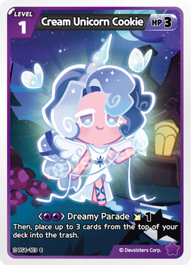 Cream Unicorn Cookie