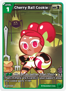 Cherry Ball Cookie