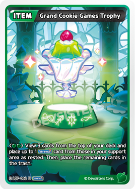 Grand Cookie Games Trophy
