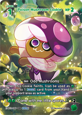 Poison Mushroom Cookie