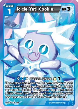 Icicle Yeti Cookie