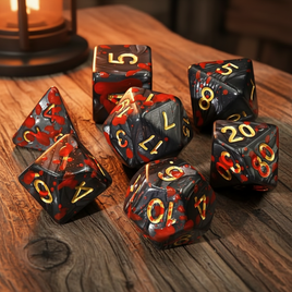 7 pcs Polyhedral Dice
