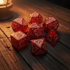 7 pcs Polyhedral Dice